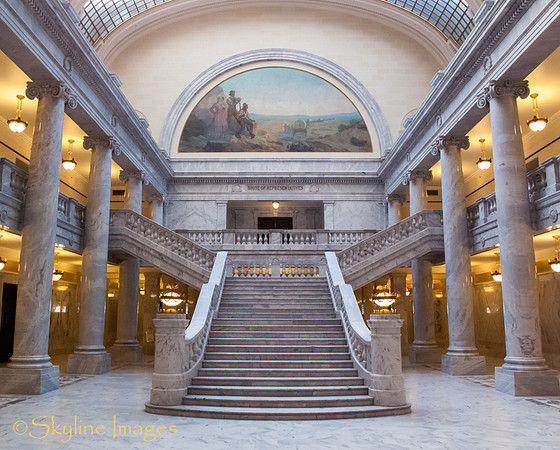 Like a Southern Plantation.  Utah State Capital
