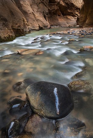 Virgin River Narrows in Zion NP, Utah