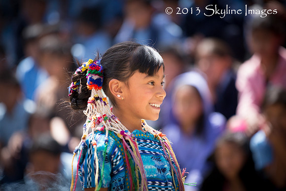 Dancer, Santo Domingo Primary School, El Tejar Guatemala