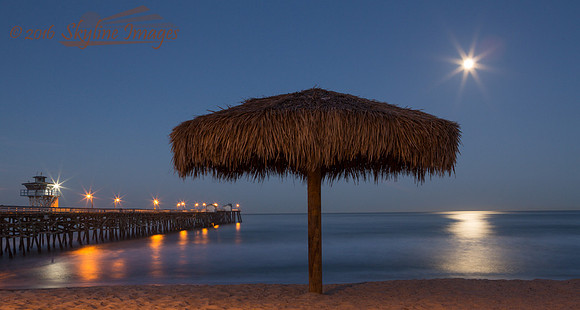 Moon set, San Clemente CA