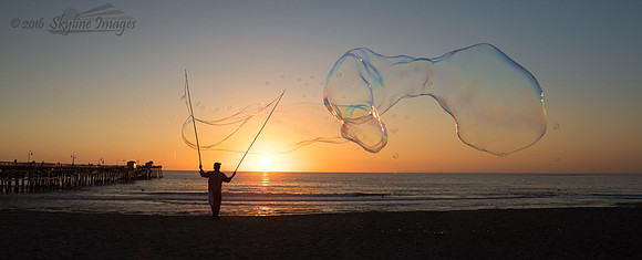 Bubble Man, San Clemente CA