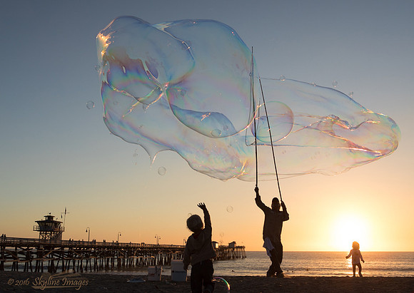 Bubble Man, San Clemente CA