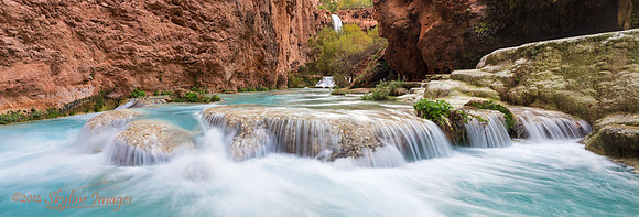Cascade below Mooney Falls, Havasu Creek
